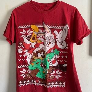 Vintage Style Looney Toons Christmas T-Shirt